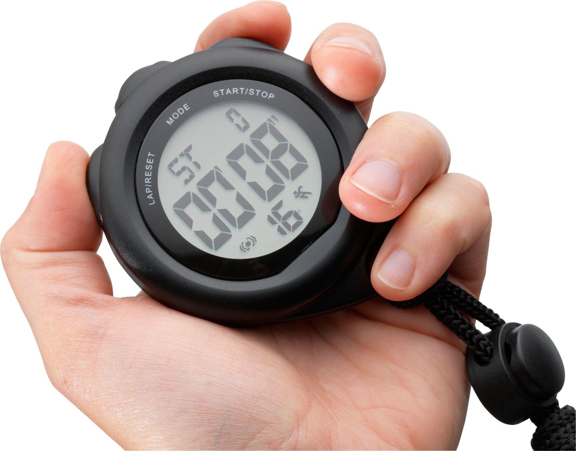 Black Sports Fabric Strap StopWatch Review