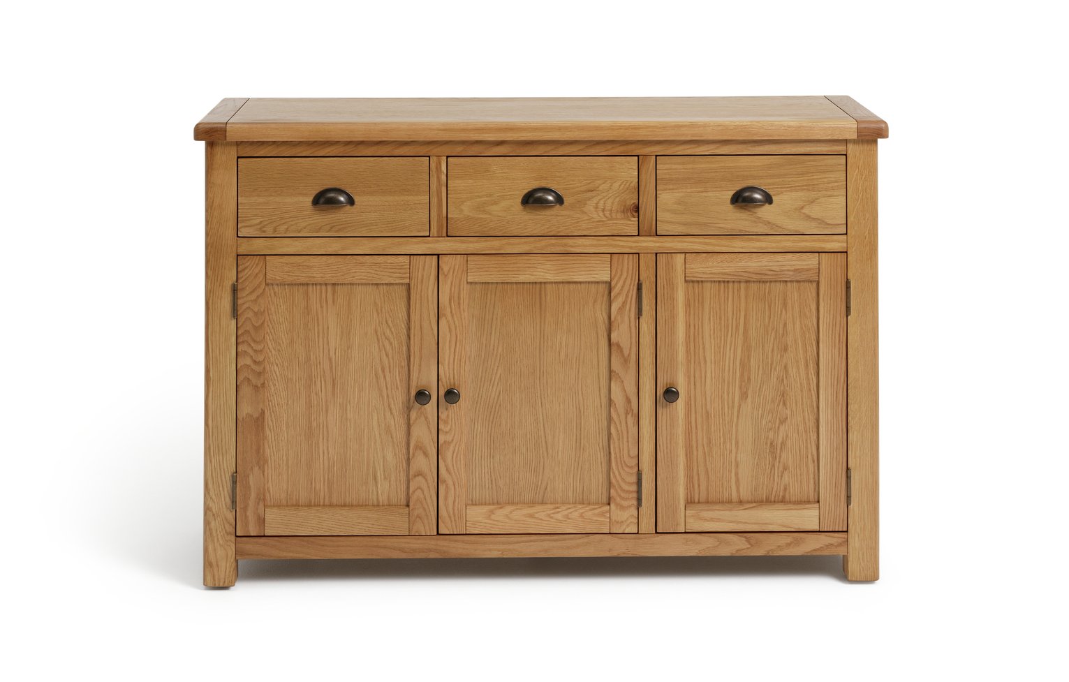 Argos Home Kent 3 Door 3 Drawer Oak & Oak Veneer Sideboard Reviews