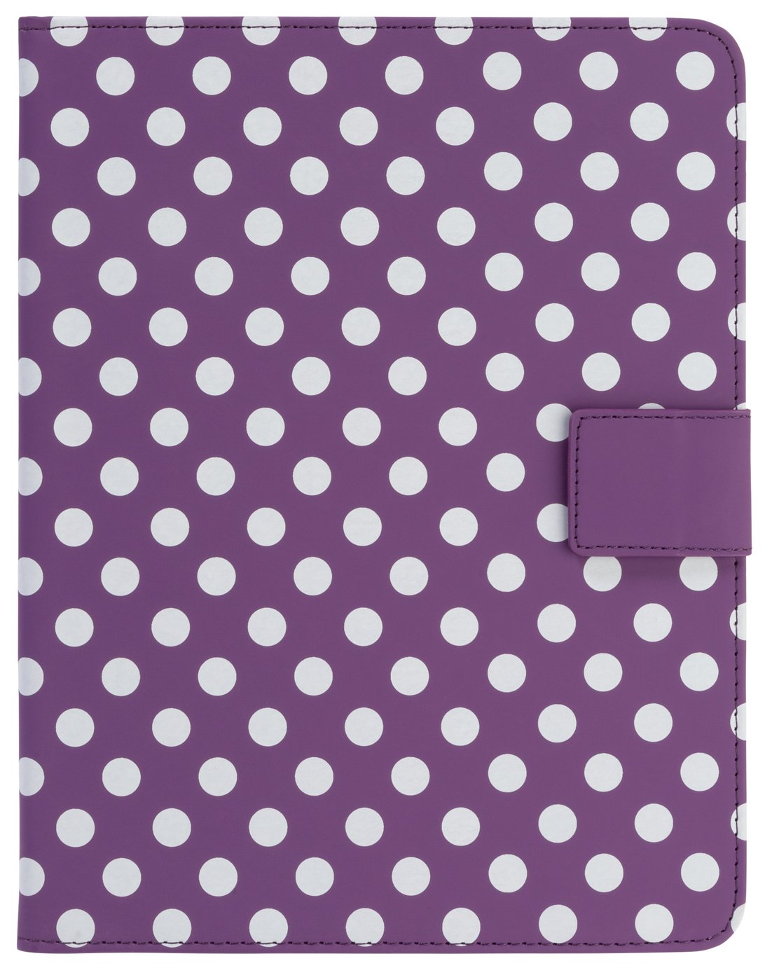 Universal 9/10 Inch Polka Dot PVC Tablet Case - Purple