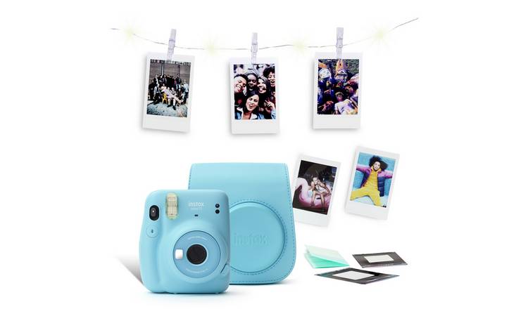 instax Mini 11 Instant Camera Bundle - Sky Blue