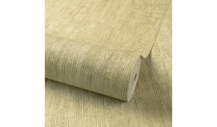 Grandeco Boutique Aspen Bark Texture Embossed Wallpaper - Green