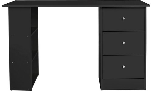 Black 3 Drawer Office Desk Argos Home Malibu in Tunisia at TND 524 Rating 5