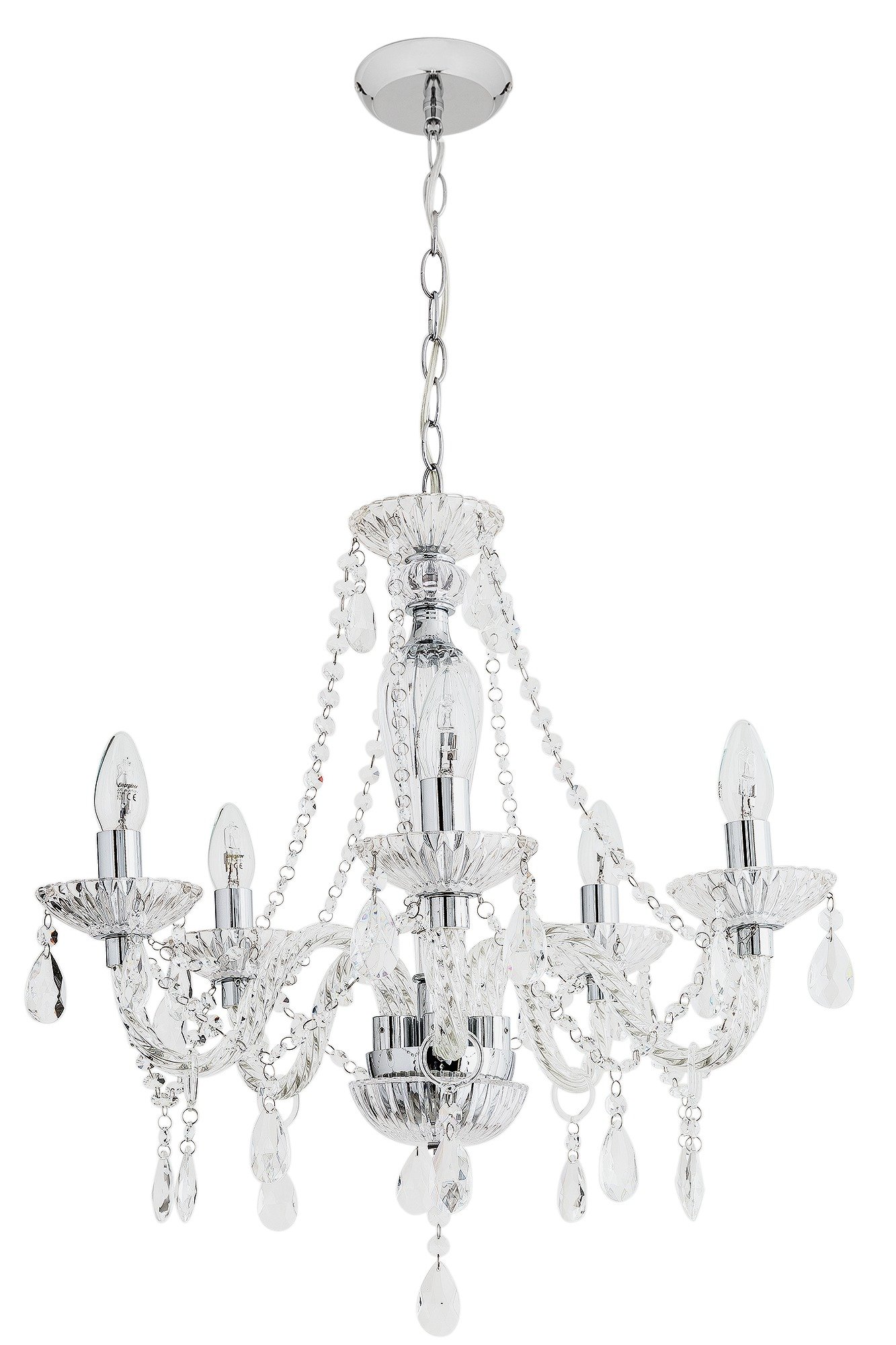 Argos Home Como 5 Light Glass Chandelier Review