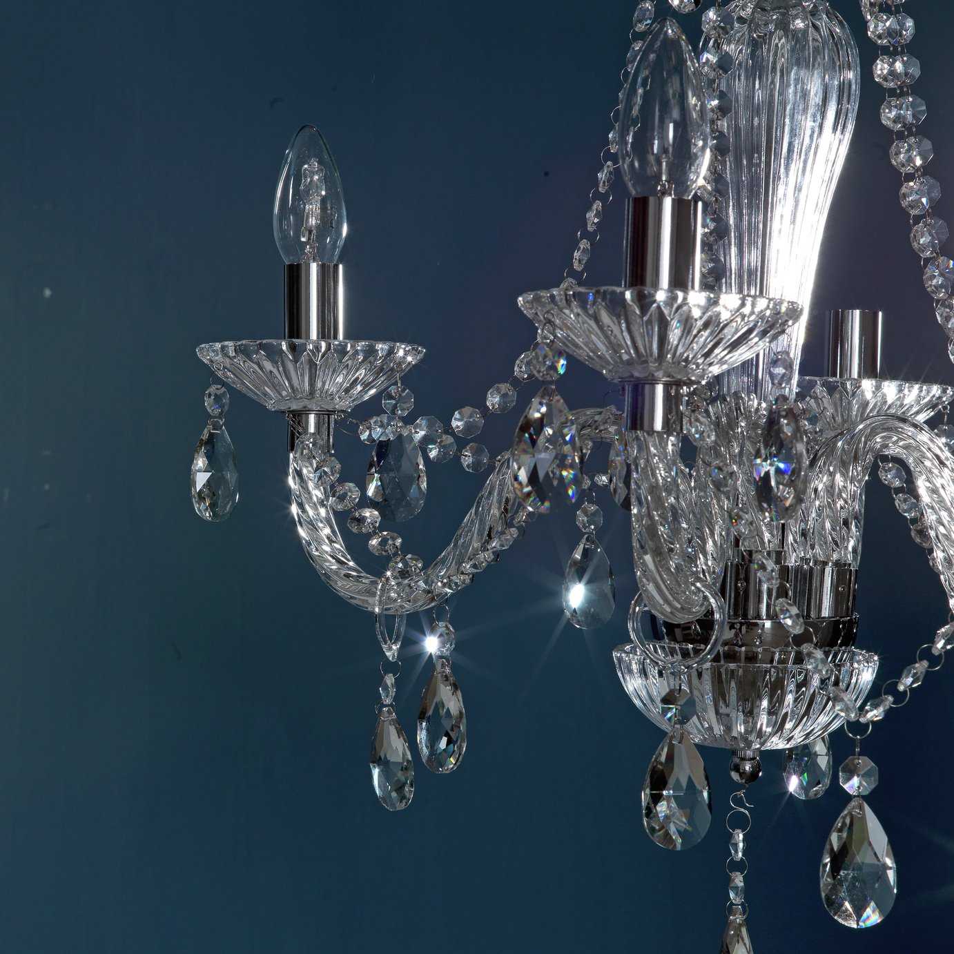 Argos Home Como 5 Light Glass Chandelier Review