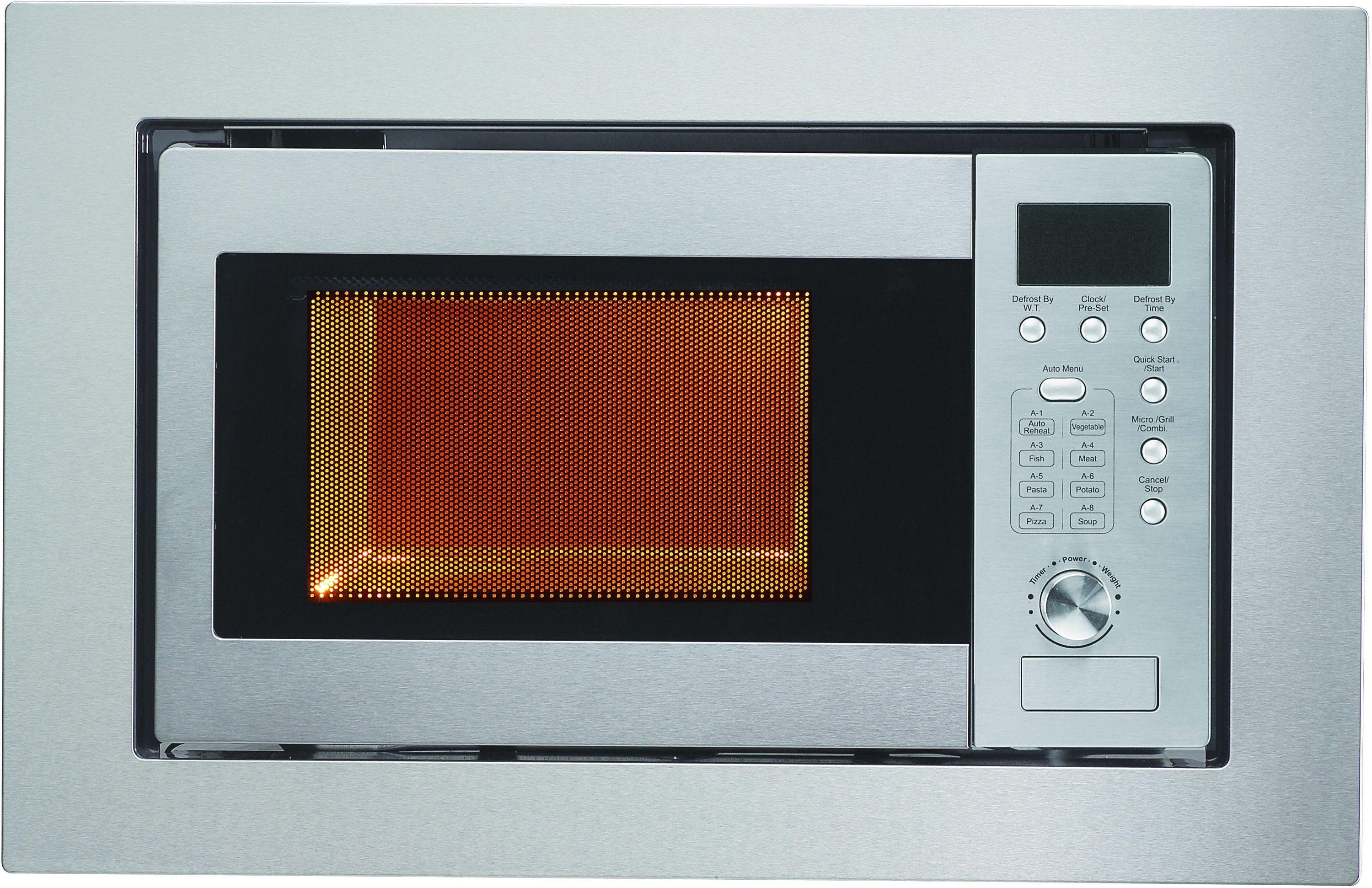 Belling UWM60 700W Built In Microwave - Stainless Steel