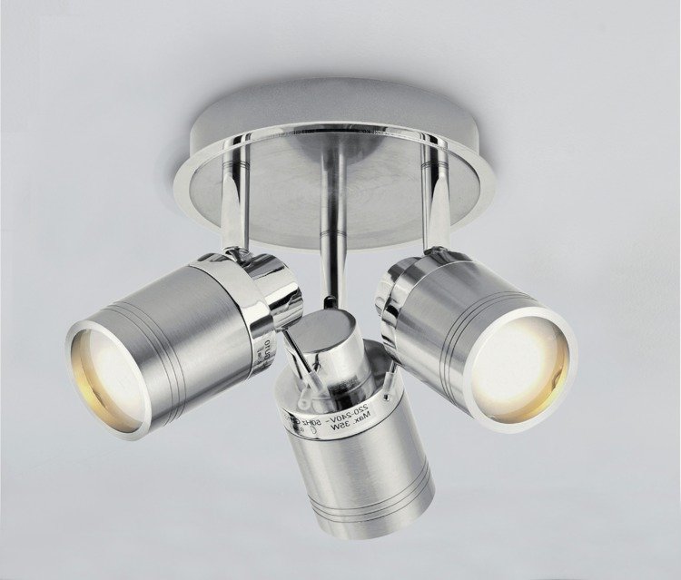 Argos Home Livorno 3 Light Bathroom Spotlight - Chrome