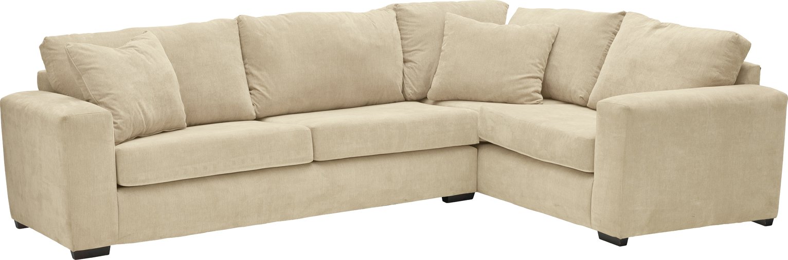 Argos Home Eton Right Corner Fabric Sofa - Mink