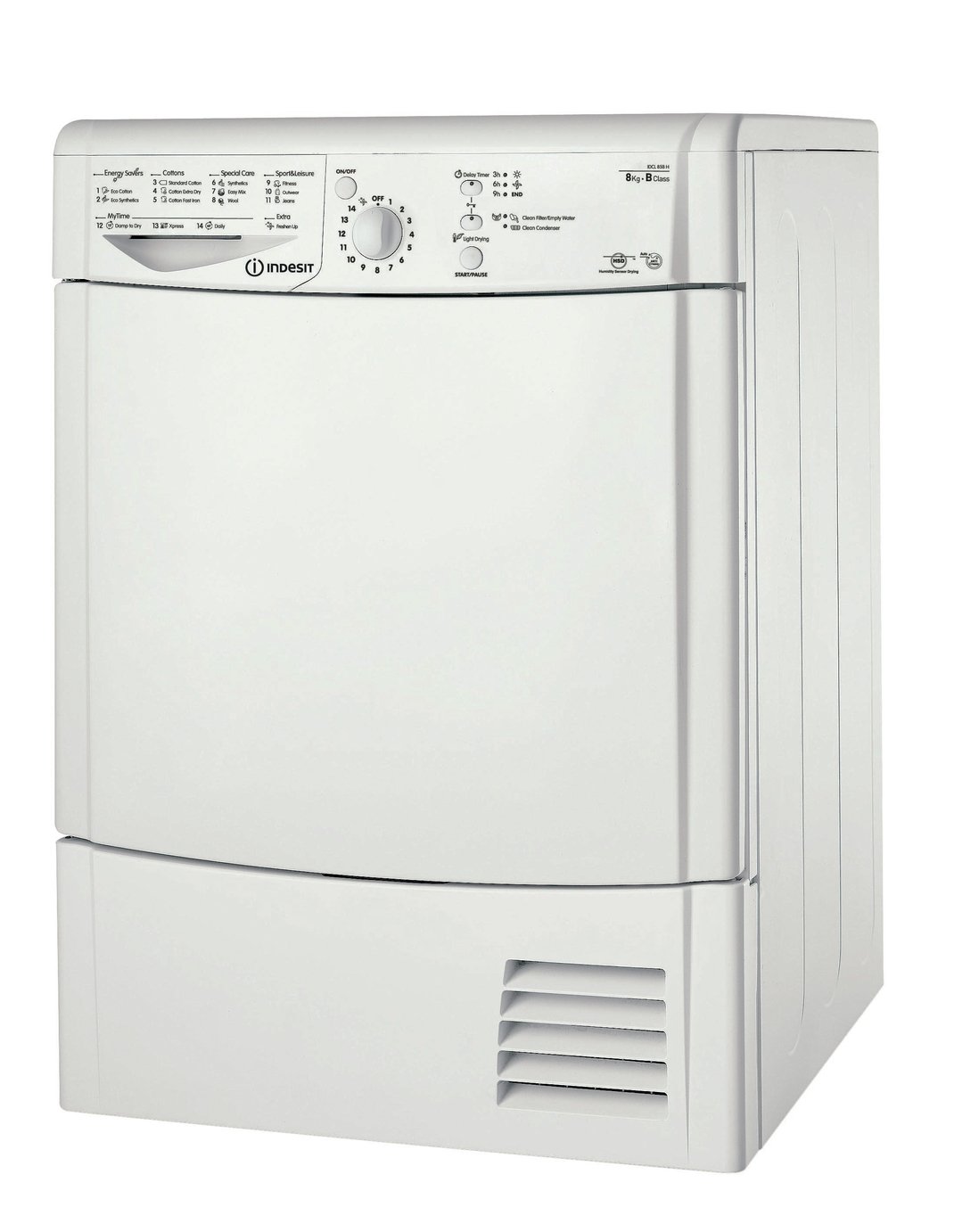 Indesit IDCL85BH 8KG Condenser Tumble Dryer - White