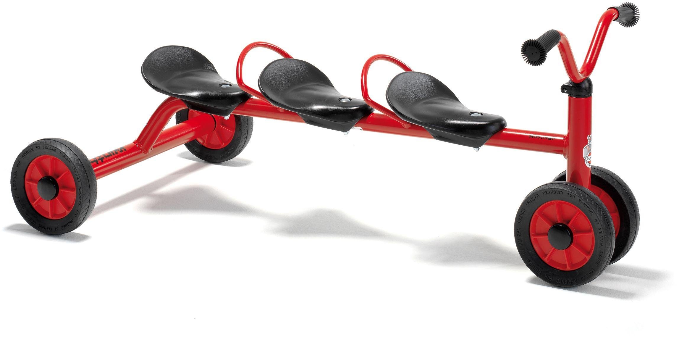Winther Mini Viking Push Bike For Three Red. Winther Mini Viking Push Bike For Three Red.
