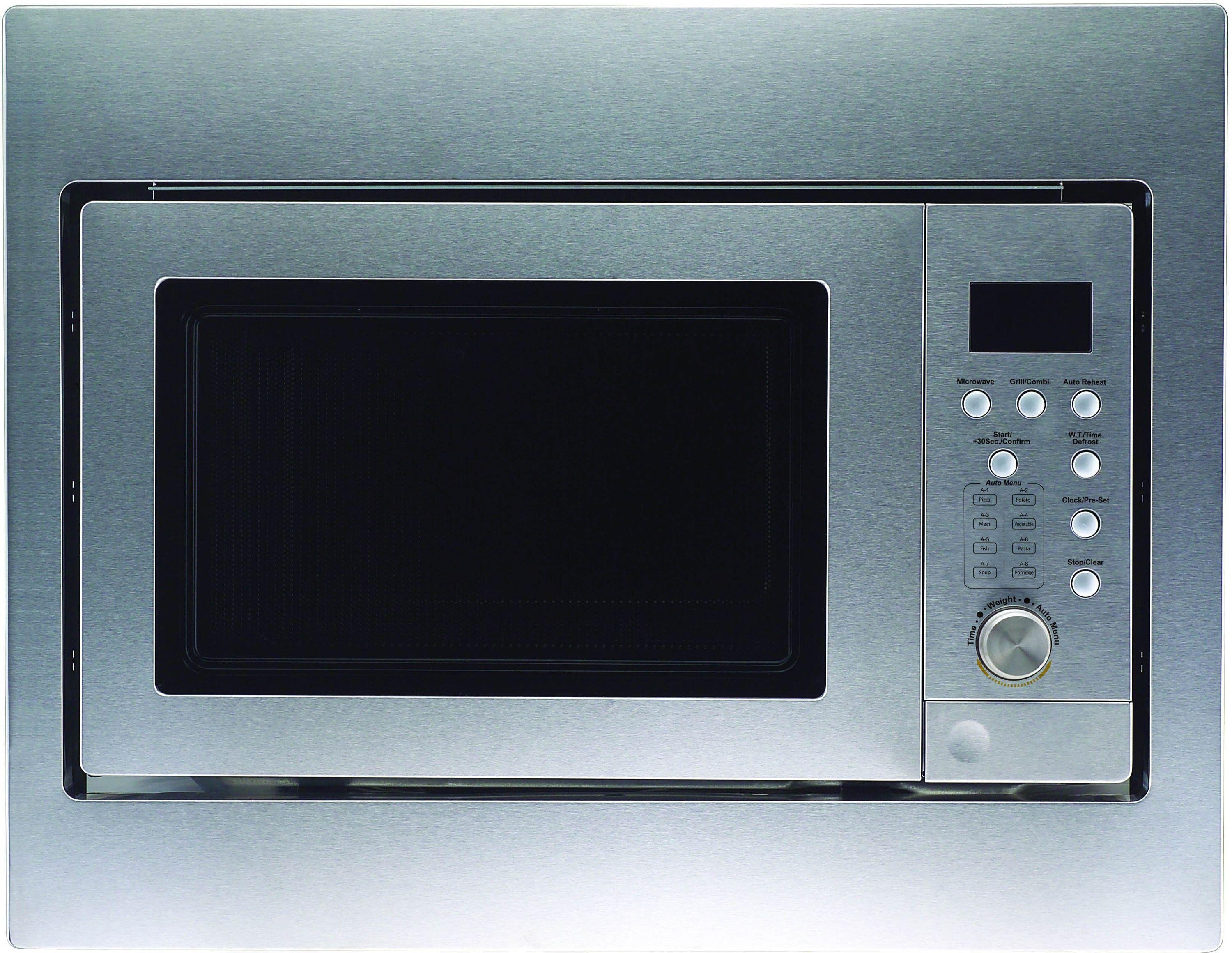 Belling UIMW600 900W Built In Microwave - Stainless Steel