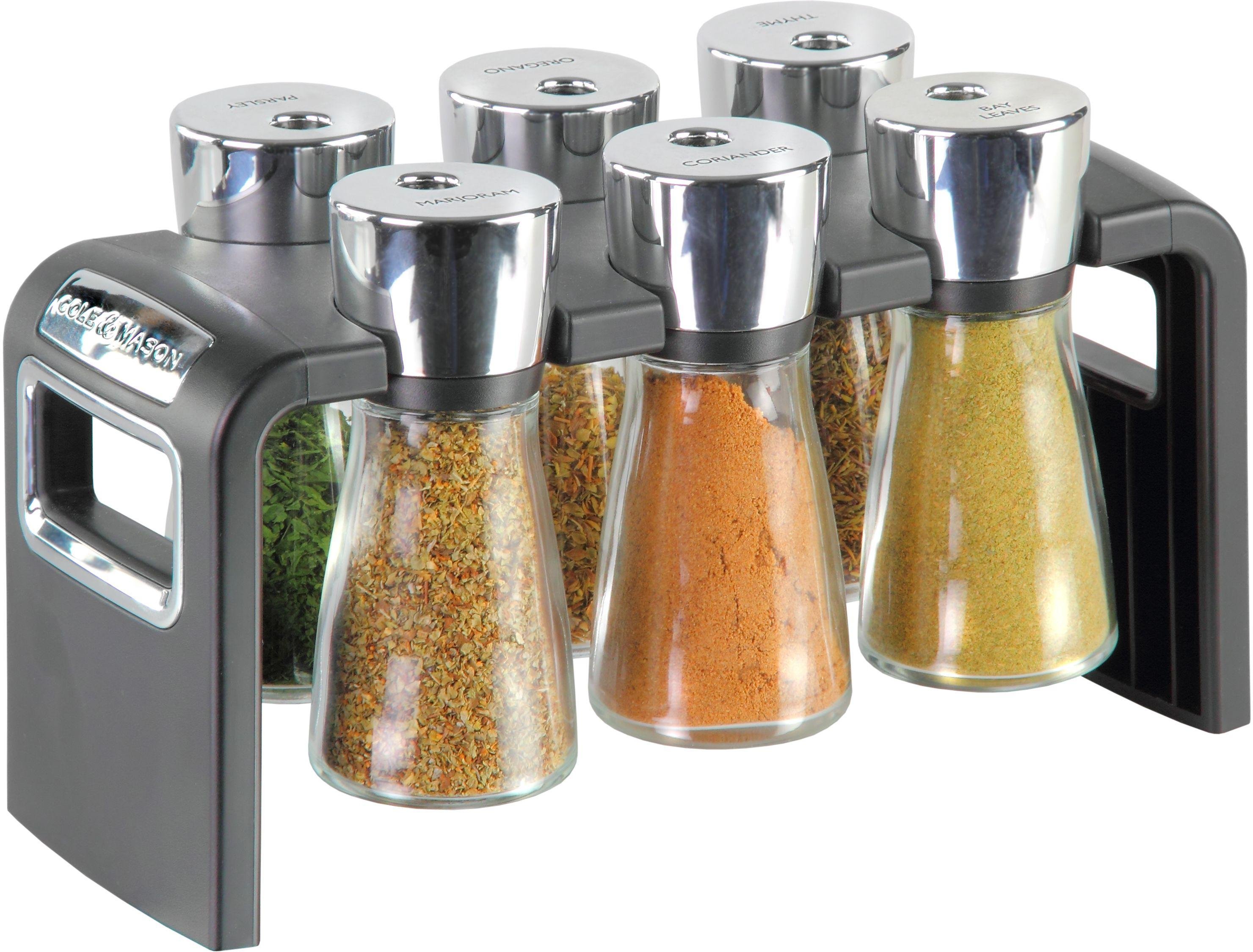 Cole & Mason 6 Jar Spice Rack