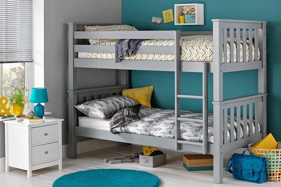Habitat Heavy Duty Detachable Bunk Bed Frame - Grey.