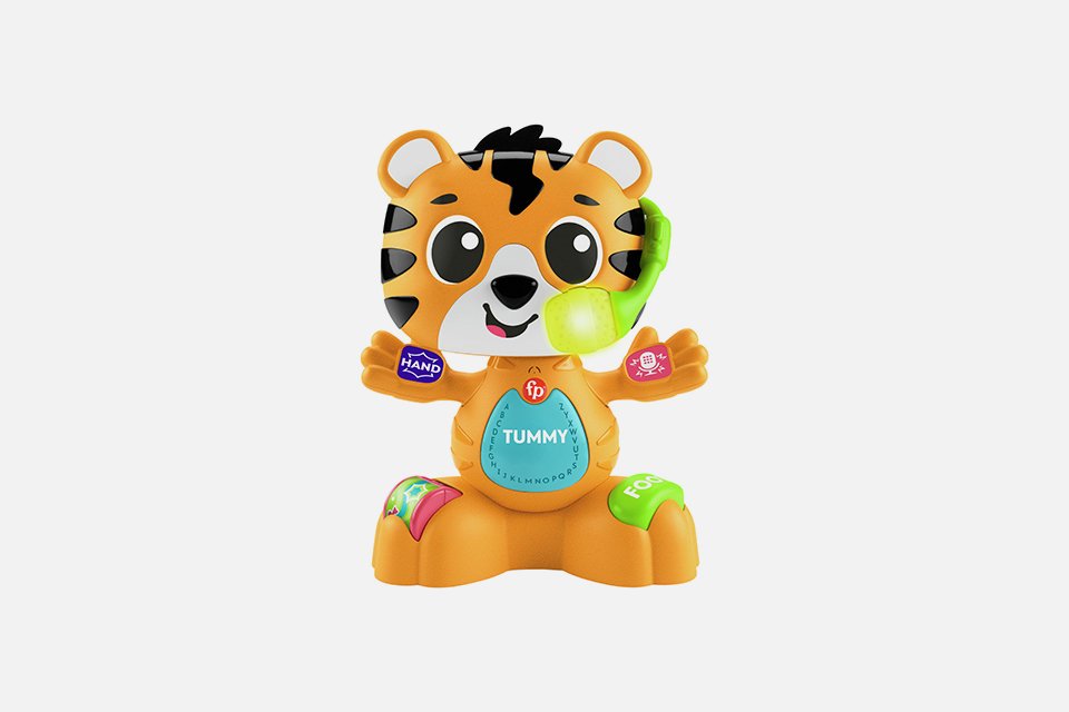 Fisher-Price Link Squad Bop & Groove Tiger learning toy.