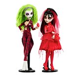 Monster & Rainbow high dolls.