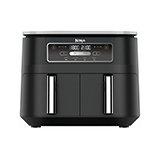 Black two drawer air fryer.