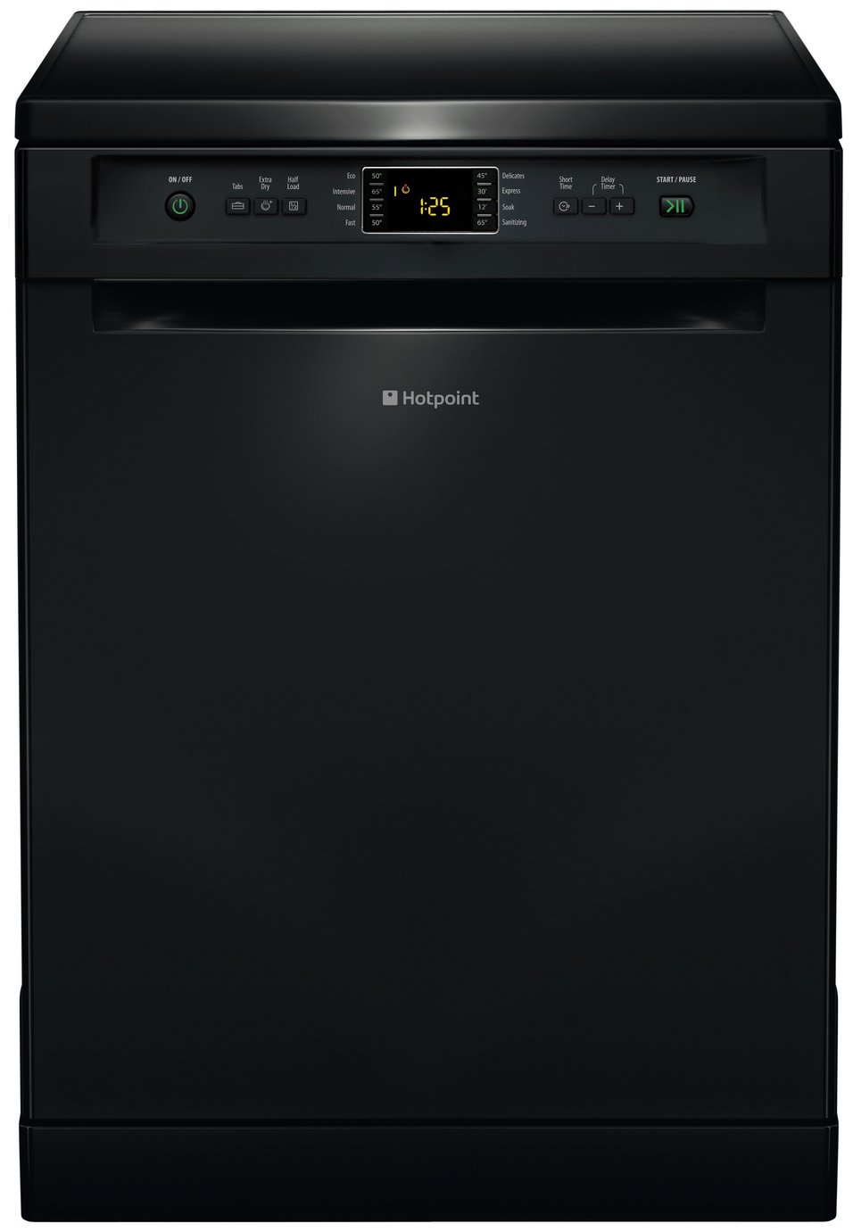 Hotpoint Extra FDFEX11011K Freestanding Dishwasher - Black