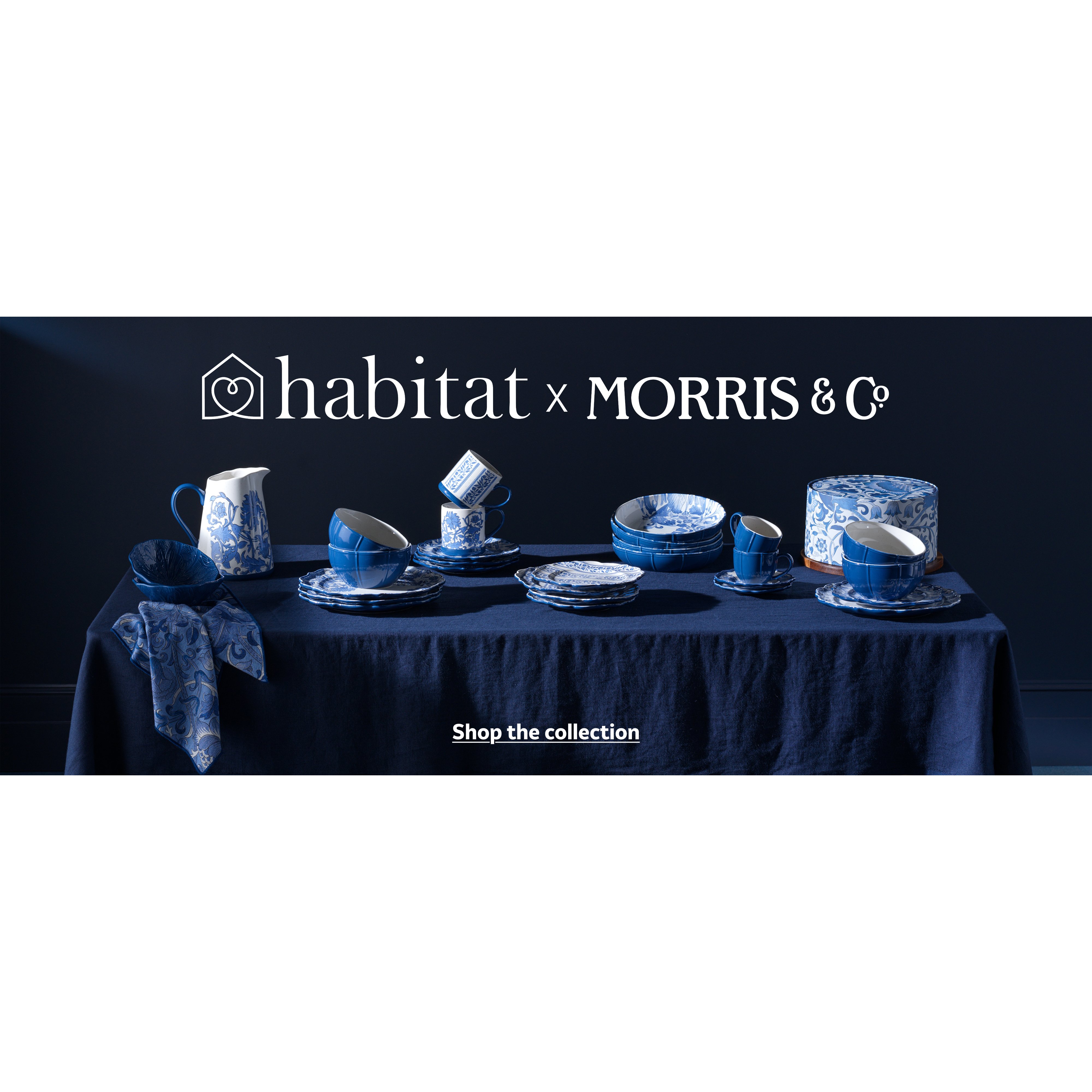 William Morris x Habitat autumn winter collaboration.