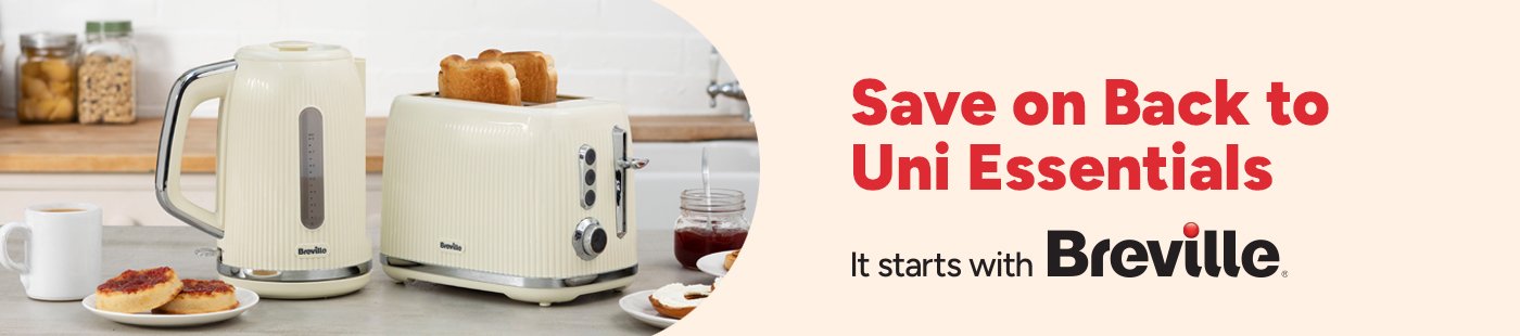 Save on Back to Uni Essentials with Breville.