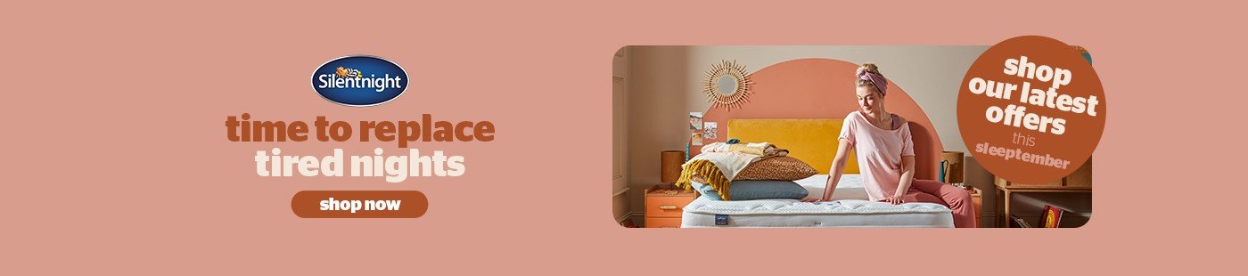 Silentnight. Time to replace tired nights. Shop now.