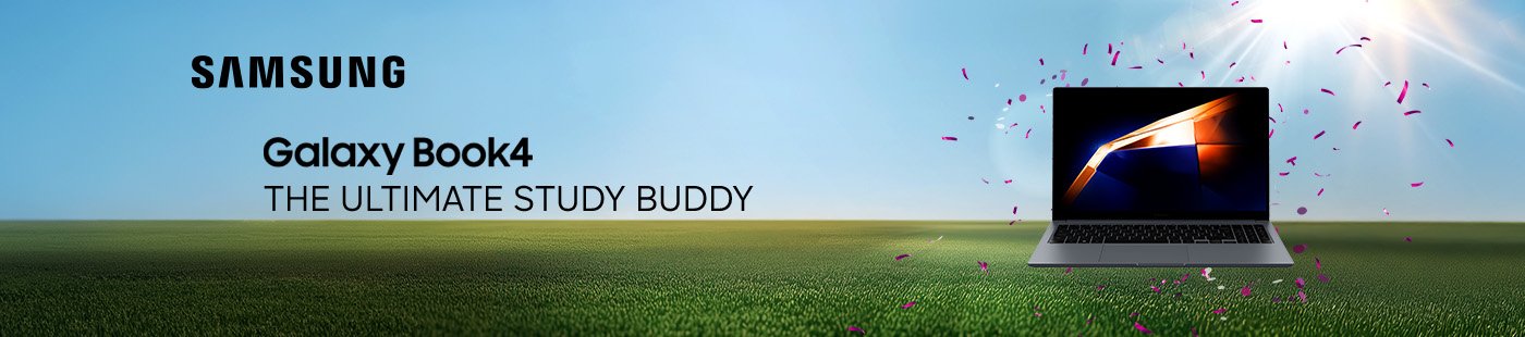 Samsung. Galaxy Book4. The Ultimate study buddy.