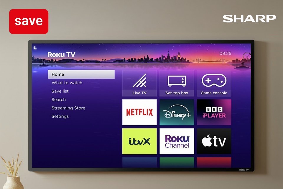 Shop our Sharp WOW products with our exclusive range of mini led TV's starting from £329.99.