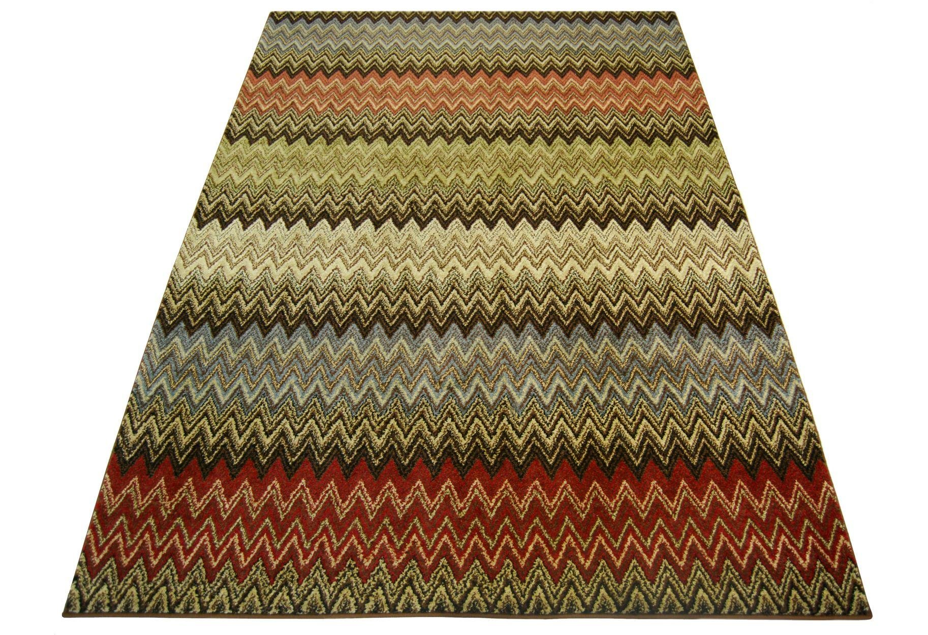 Spirit Zigzag Rug - 160x230cm - Multicoloured