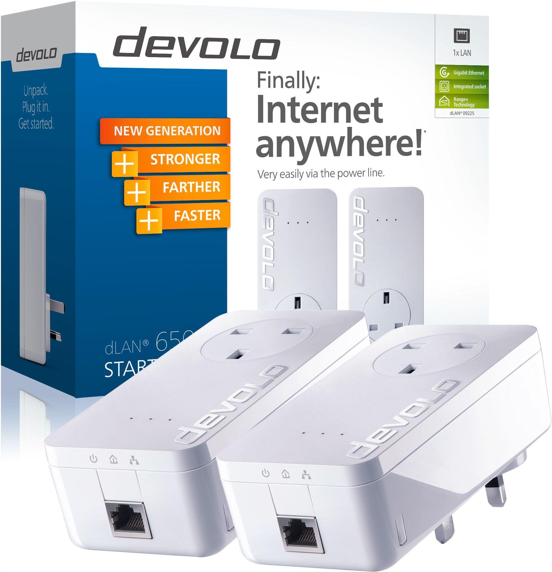 Devolo 600Mbps dLAN Powerline 650+ Kit. Review