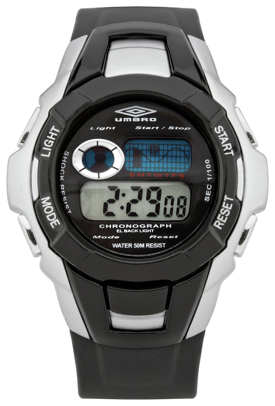 Umbro digital watch store instructions