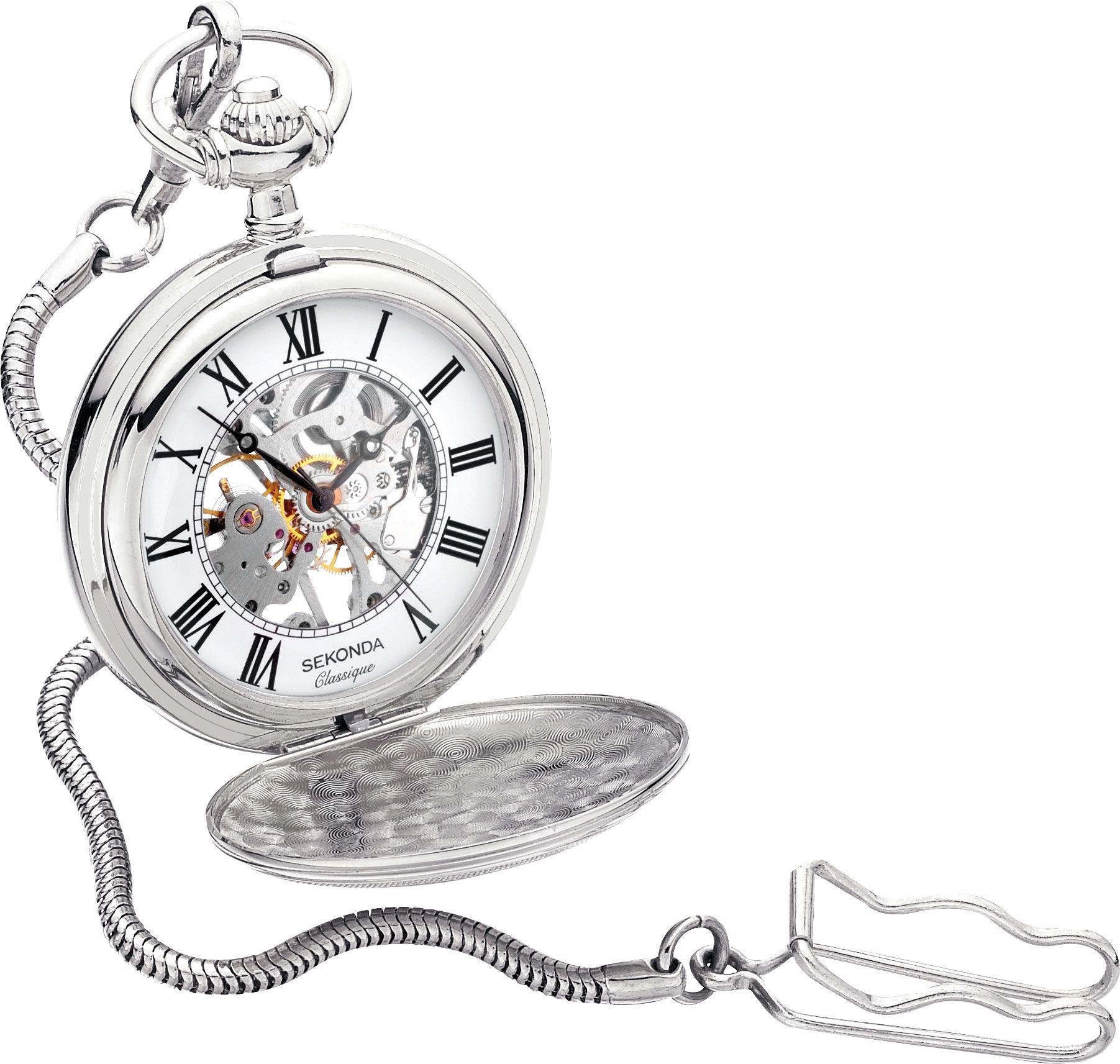 Sekonda Classique Men's Mechanical Skeleton Pocket Watch Reviews