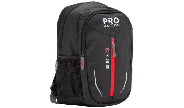 Buy Pro Action Outback 25L Backpack Black Backpacks Argos