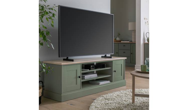 Argos Home Winchester 2 Door TV Unit - Reed Green