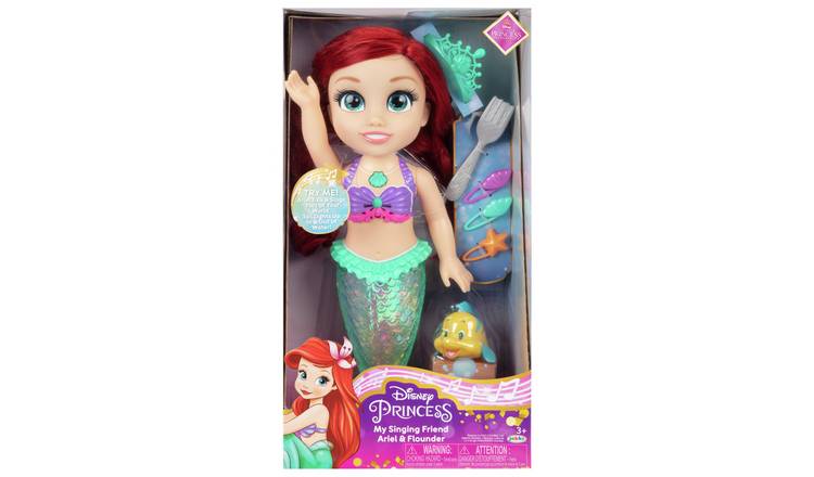 Disney princess sing and cheap sparkle ariel doll instructions