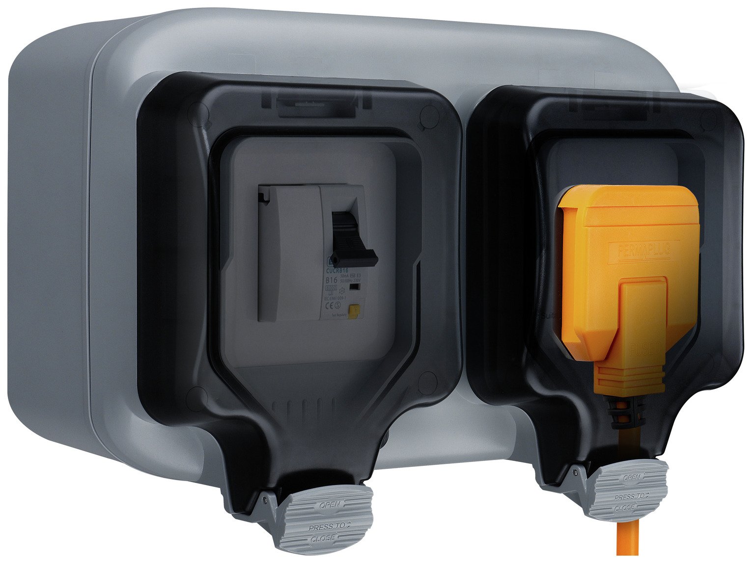 Masterplug Outdoor Socket Facilitates Mode 2 EV Charging