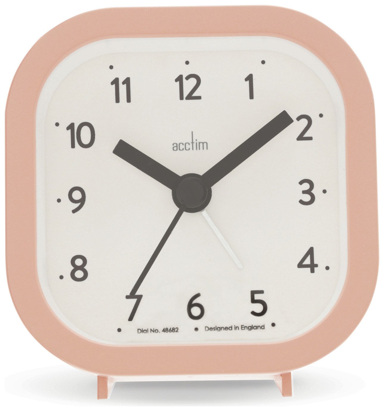 Acctim Remi Analogue Alarm Clock - Pink