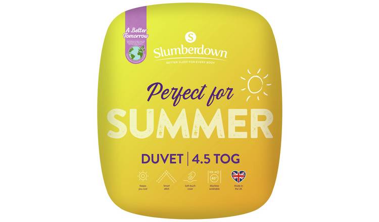 Slumberdown Summer Non Allergic 4.5 Tog Duvet - Single