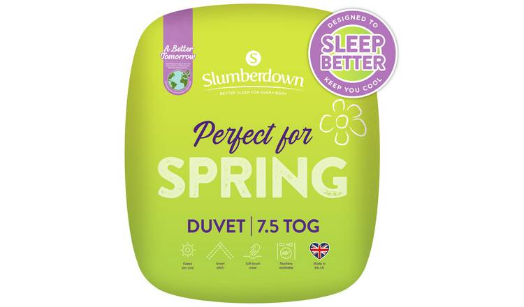 Slumberdown Spring Non Allergic 7.5 Tog Duvet - Single