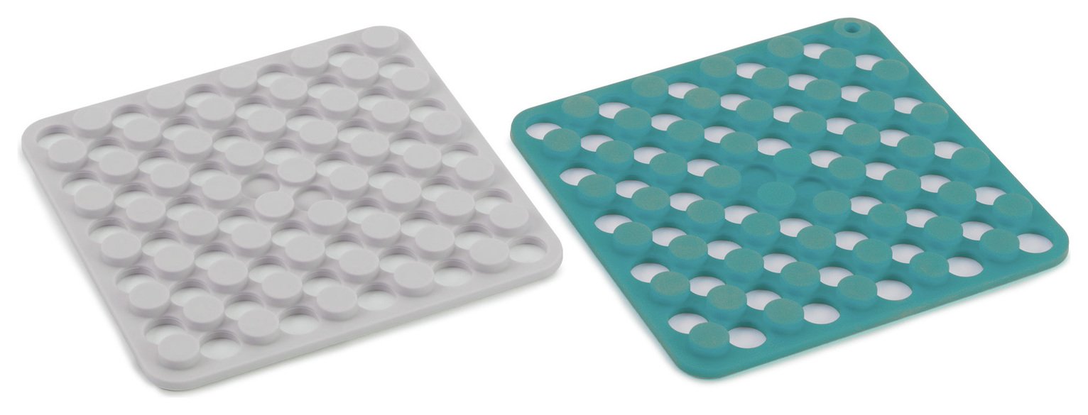 Joseph Joseph Duo Silicone Pack of 2 Trivets - Multicoloured