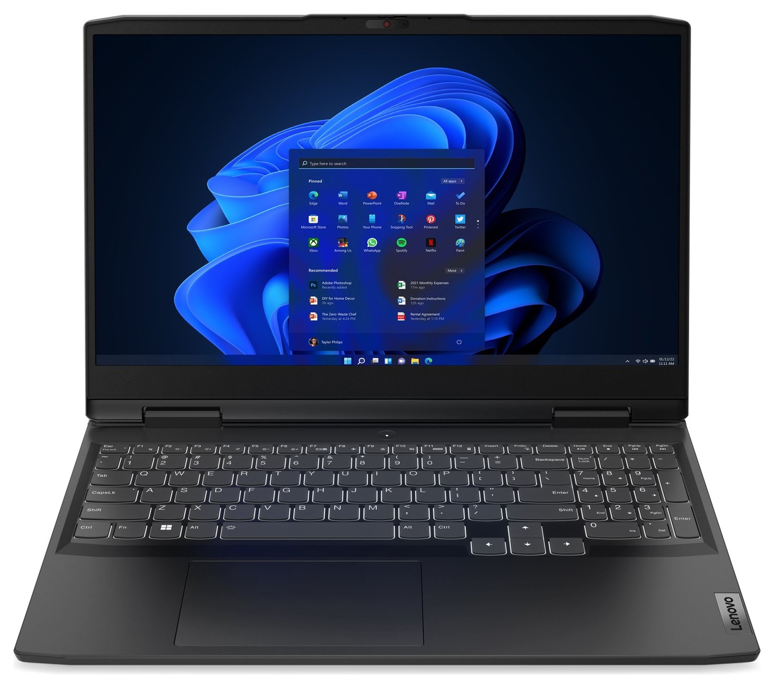 Lenovo IdeaPad 3 15.6in R5 8GB 512GB RTX4050 Gaming Laptop