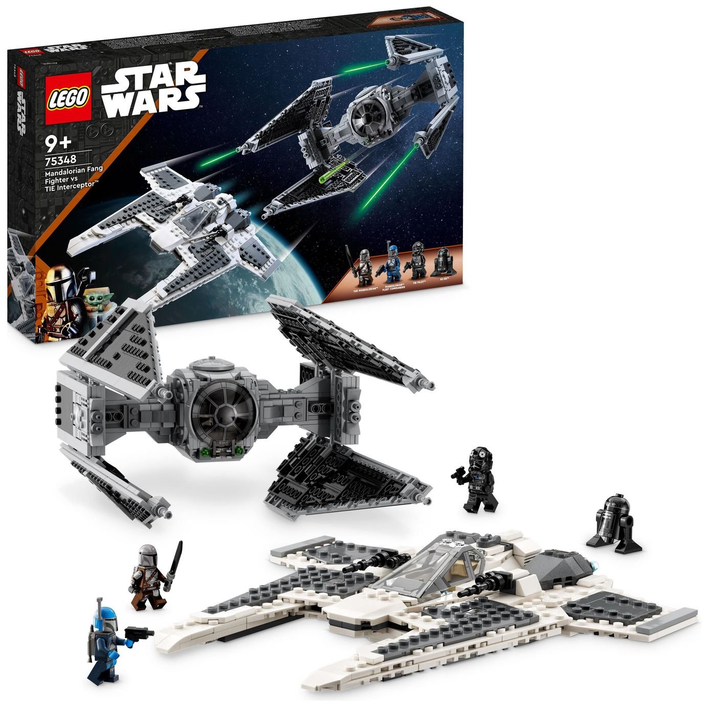 LEGO Star Wars Mandalorian Fighter vs TIE Interceptor 75348 review