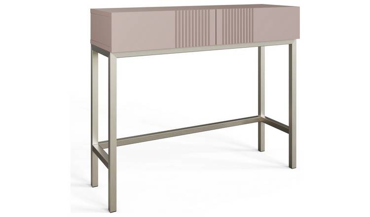 Frank Olsen Iona 2 Drawer Console Table - Mulberry