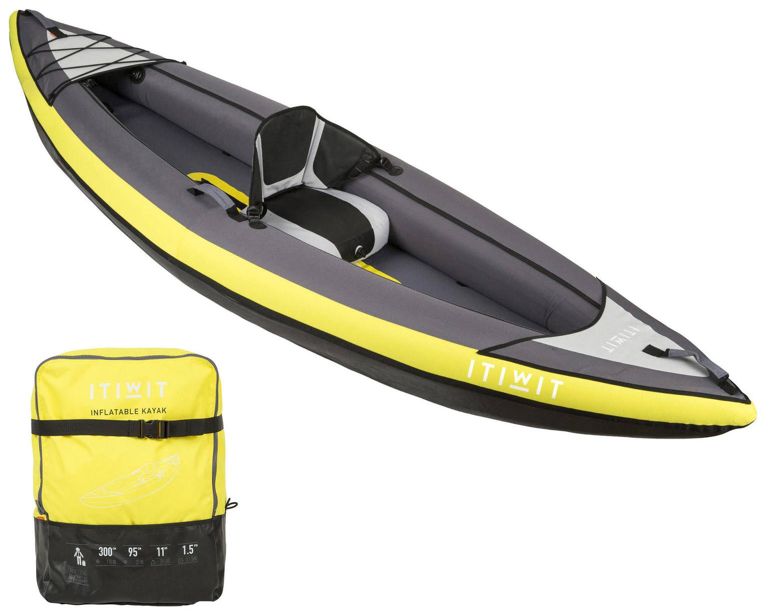 Decathlon 1 Person Inflatable Kayak