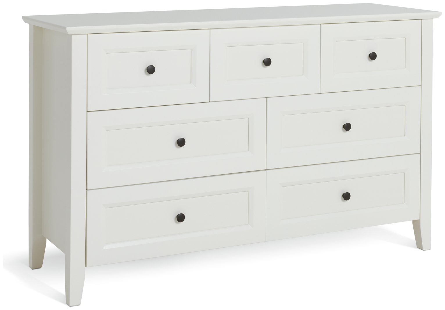 Habitat Kingham 4 3 Drawer Chest - Ivory