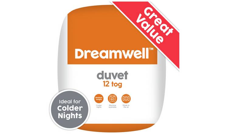Dreamwell Cold Nights Medium Weight 12 Tog Duvet - Kingsize
