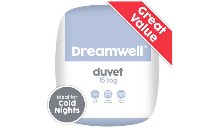 Dreamwell Cold Nights Heavy Weight 15 Tog Duvet - Double