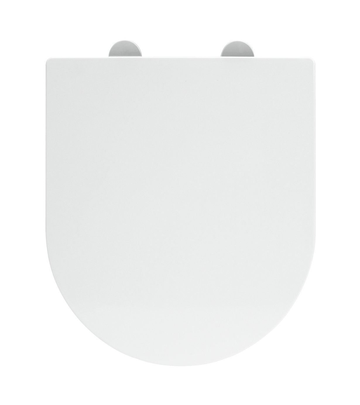 Argos Home Thermoplastic D-Shaped Toilet Seat - White