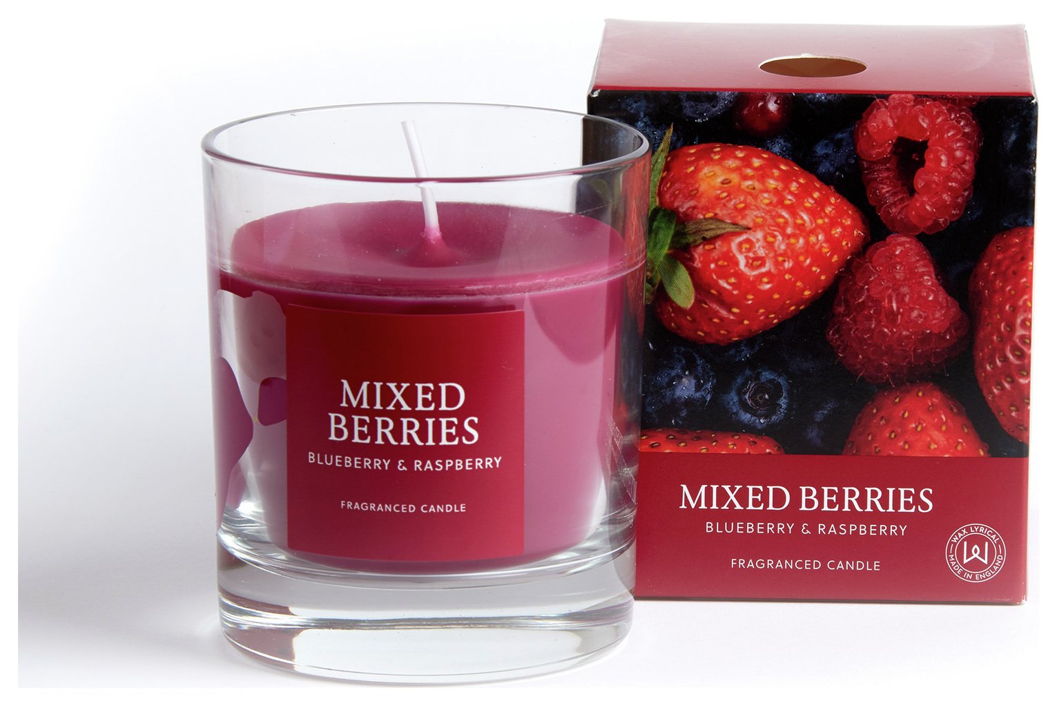 Wax Lyrical Medium Boxed Candle - Mixed Berry