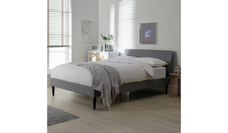 Buy Argos Home Mondial Double Bed Frame Grey Bed Frames