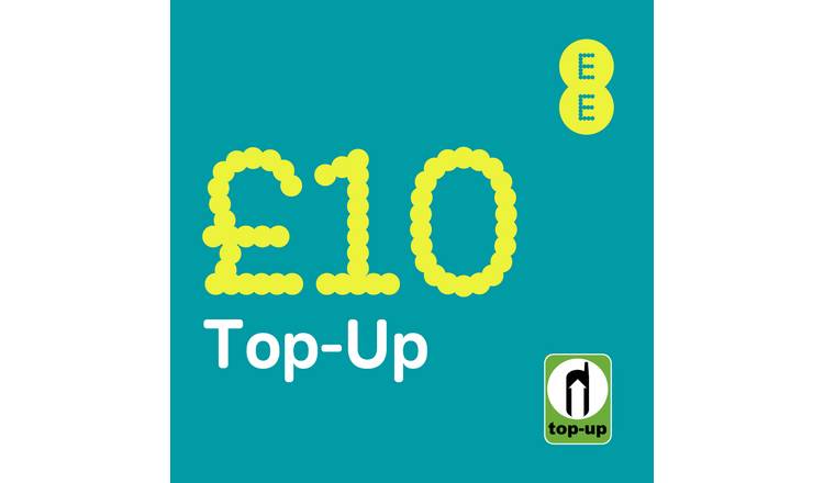 EE £10 Pay As You Go Top-Up Voucher