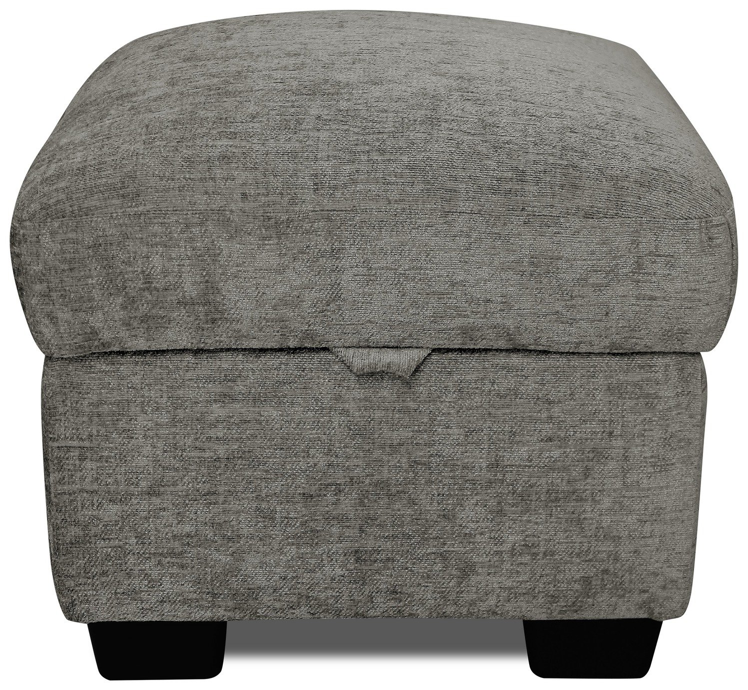 Argos Home Taylor Fabric Footstool - Grey