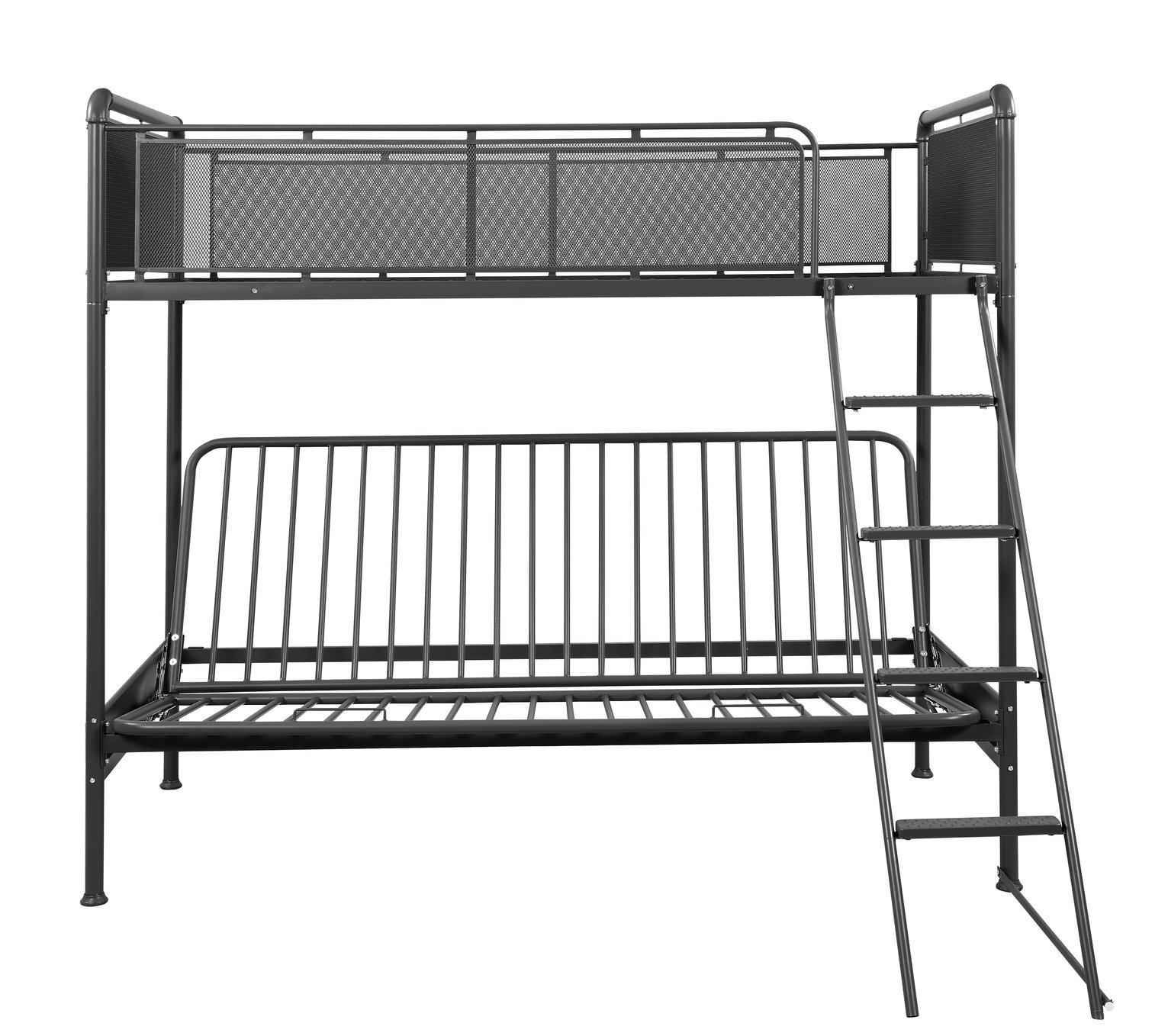 Argos Home Maddox Black Futon Metal Bunk Bed with Mattress Reviews